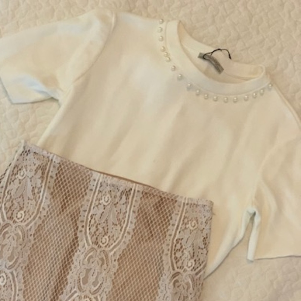 ZARA - Cute Pearl TOP